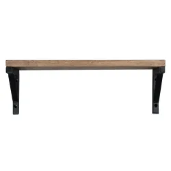 Półka typu loft z drewna i stali PW02